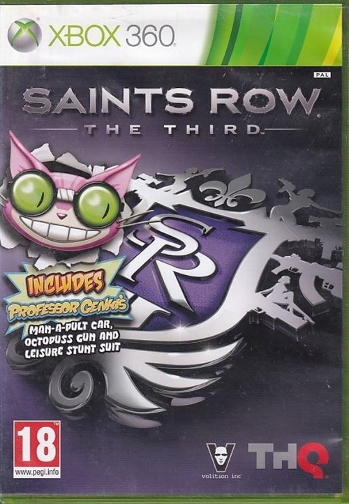 Saints Row (Includes Professor Genkis) - XBOX 360 (B Grade) (Genbrug)